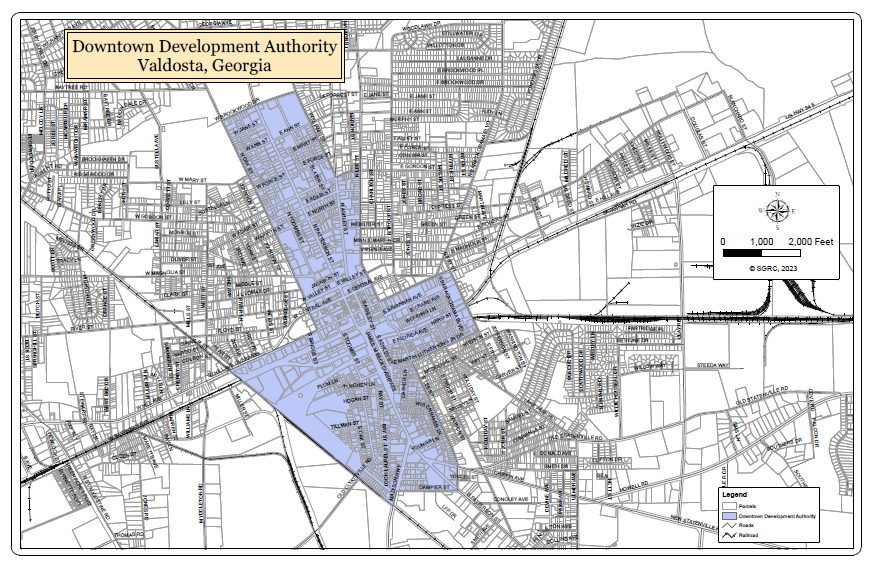 Downtown Development Authority Map