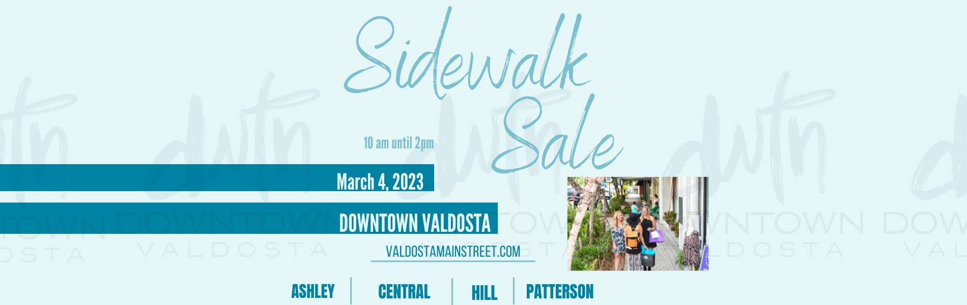 Sidewalk Sale